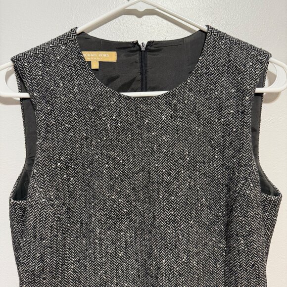 Michael Kors Sleeveless Herringbone Sheath Dress size 6 - Picture 3 of 12